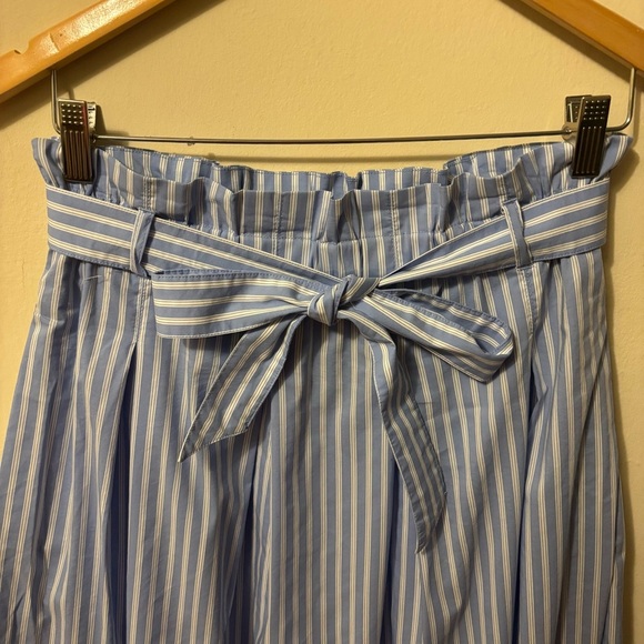 H&M Light Blue Striped A-Line Skirt - Picture 5 of 10